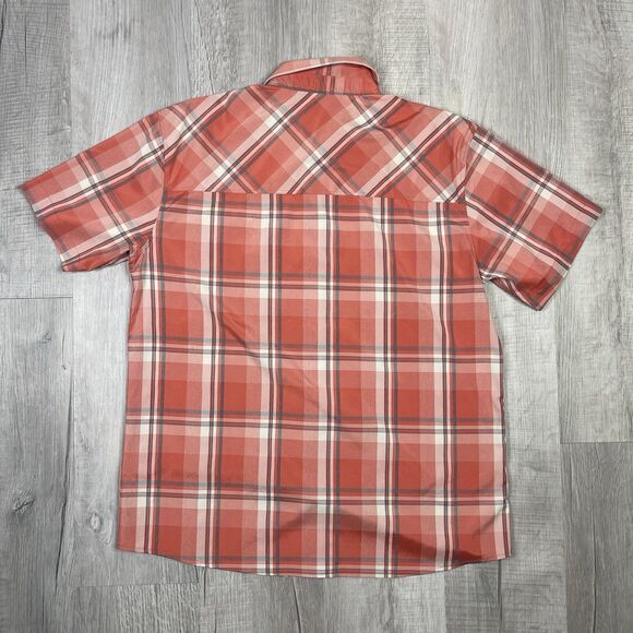 Simms Shirt Adult Men’s Medium Plaid Button Up Short Sleeve Fishing Casual J - Picture 9 of 9